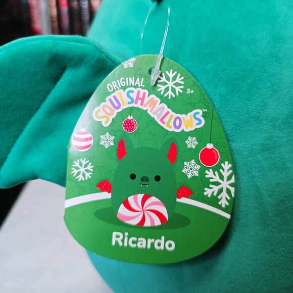 SQUISHMALLOWS Ricardo the Peppermint Bat 12" - Picture 3 of 4